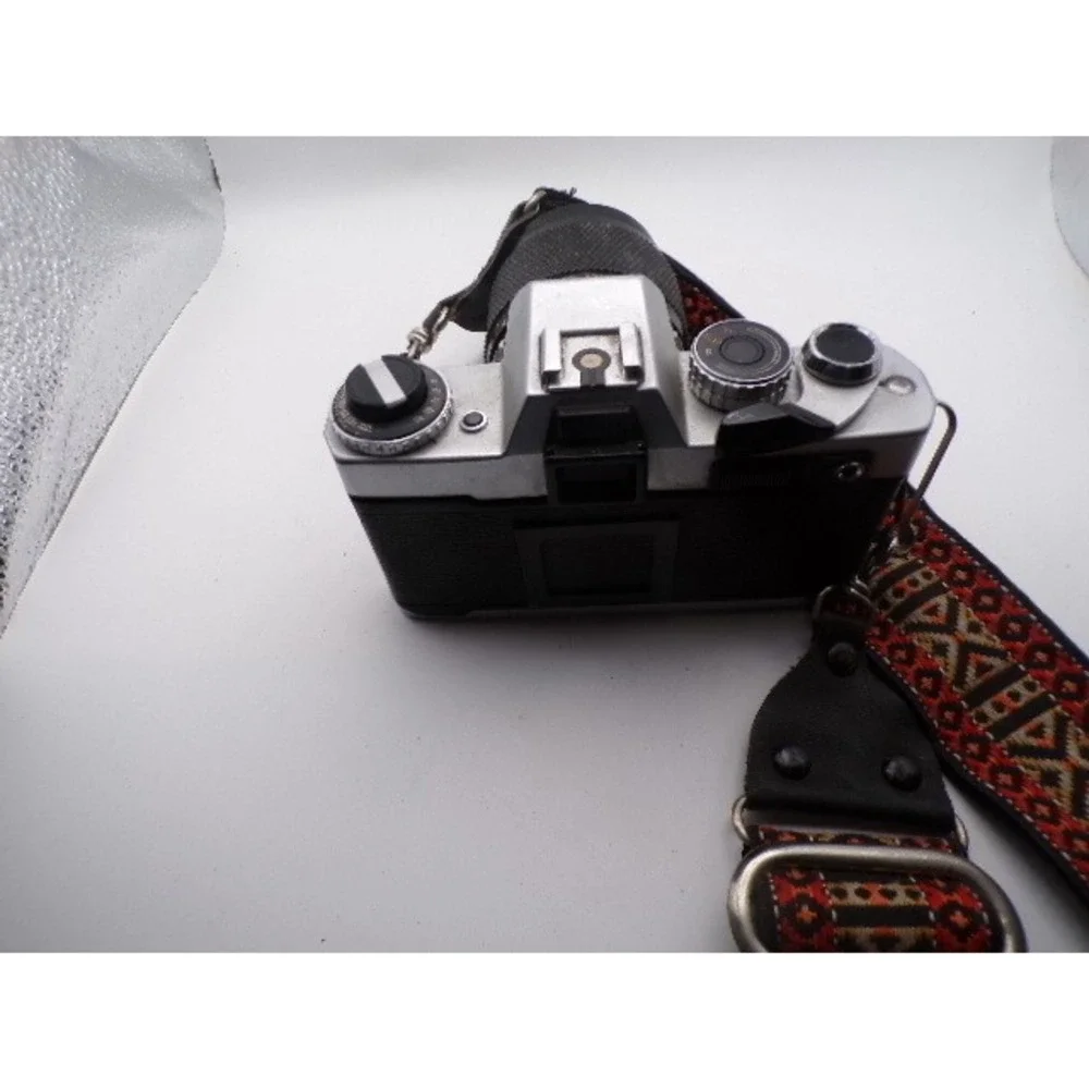 Yashica FR 2 SLR‎ Film Camera w/ Yashica ML 50mm f1.9 Lens Strap Parts or Repair